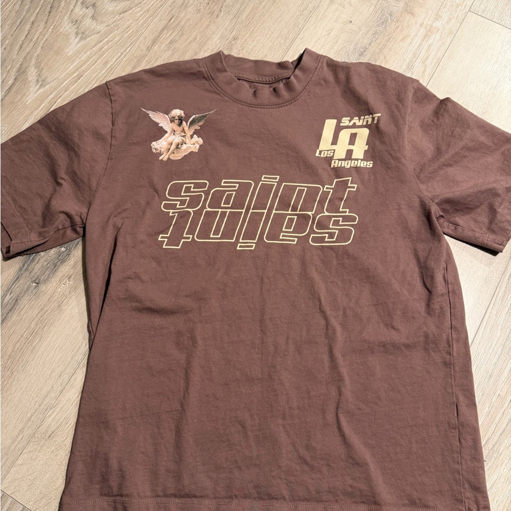 Saint Rules LA Brown Graphic Tee‎